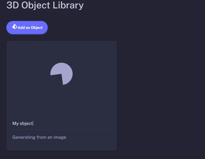 Image to 3D model conversion form using artificial intelligence