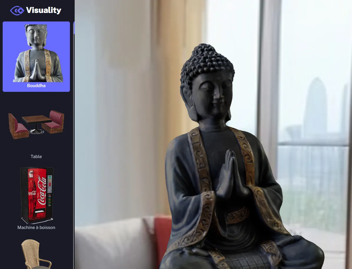Options de partage du groupe via la visionneuse web avec QRcode et IFrame